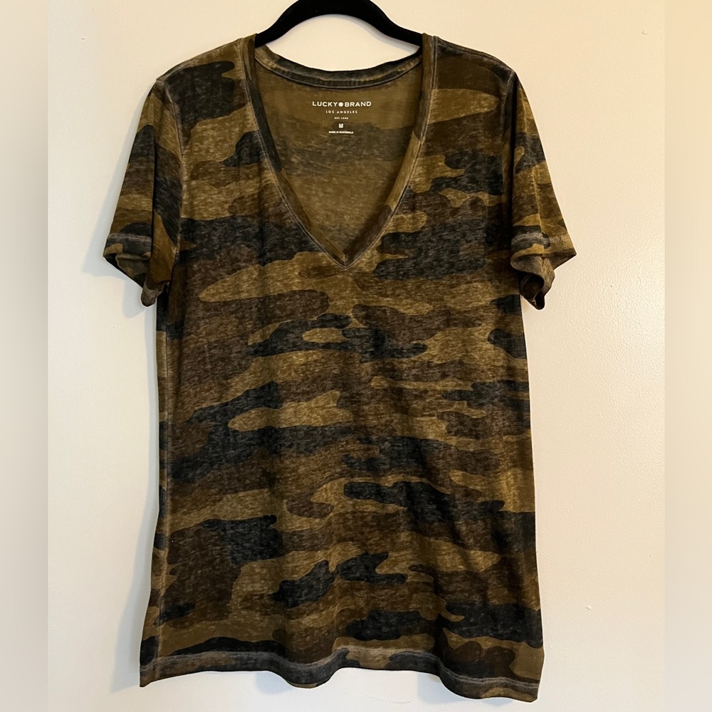Lucky Brand Camo Tissue T-Shirt